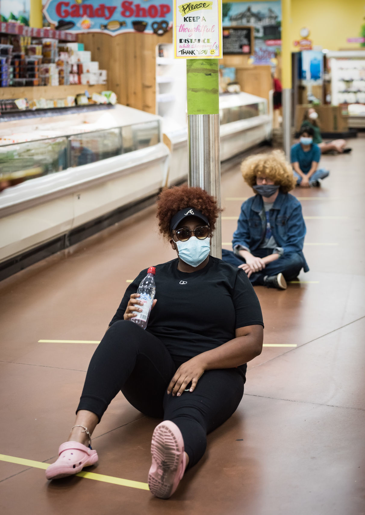 Sit-In Protest at Trader Joe's